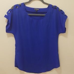 Express Criss Cross Shoulder Top